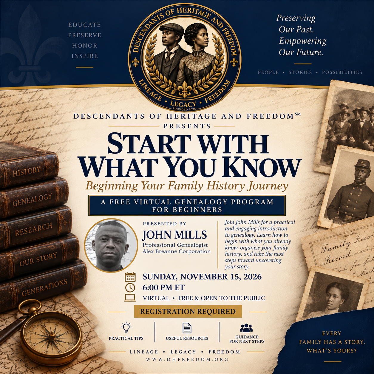Start With What You Know: Beginning Your Family History Journey