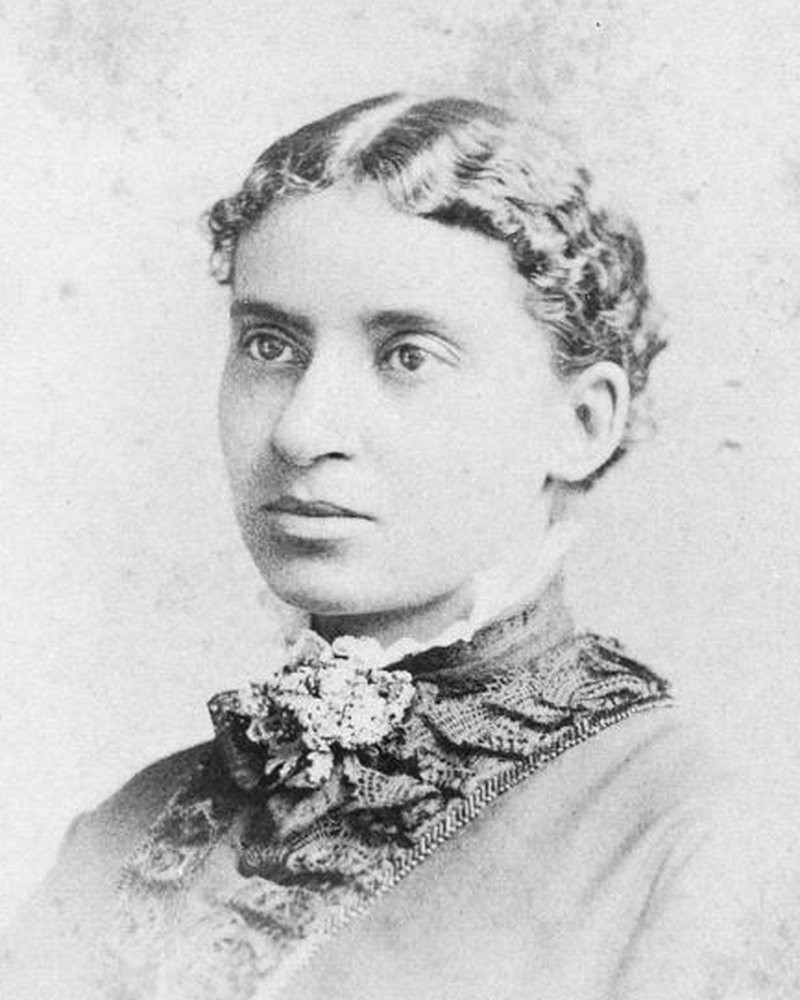 Historic portrait photograph of Charlotte Forten Grimké.